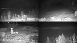 Sdružený snímek okolí chaty Myslivna