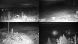 Sdružený snímek okolí chaty Myslivna