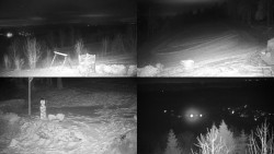 Sdružený snímek okolí chaty Myslivna