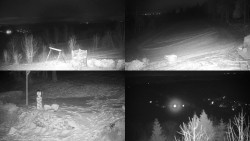 Sdružený snímek okolí chaty Myslivna