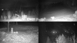 Sdružený snímek okolí chaty Myslivna