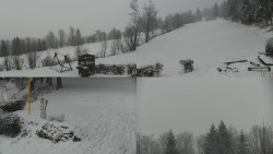 Sdružený snímek okolí chaty Myslivna