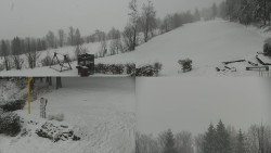 Sdružený snímek okolí chaty Myslivna