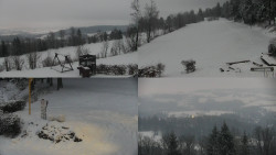 Sdružený snímek okolí chaty Myslivna