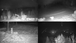 Sdružený snímek okolí chaty Myslivna