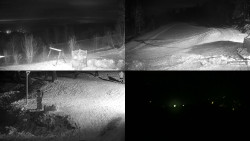 Sdružený snímek okolí chaty Myslivna