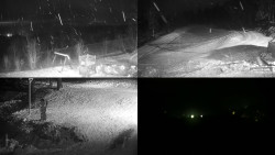 Sdružený snímek okolí chaty Myslivna