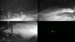 Sdružený snímek okolí chaty Myslivna