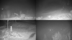 Sdružený snímek okolí chaty Myslivna