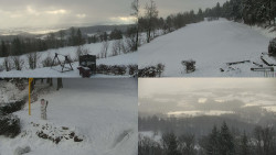 Sdružený snímek okolí chaty Myslivna