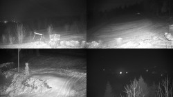 Sdružený snímek okolí chaty Myslivna