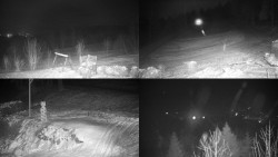 Sdružený snímek okolí chaty Myslivna