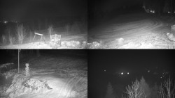 Sdružený snímek okolí chaty Myslivna