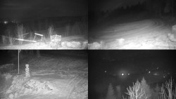 Sdružený snímek okolí chaty Myslivna