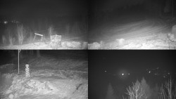 Sdružený snímek okolí chaty Myslivna