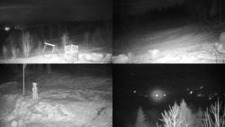 Sdružený snímek okolí chaty Myslivna