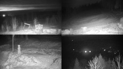 Sdružený snímek okolí chaty Myslivna