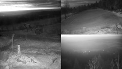 Sdružený snímek okolí chaty Myslivna