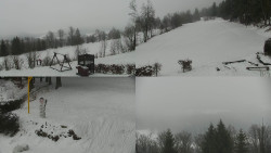 Sdružený snímek okolí chaty Myslivna