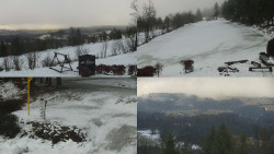 Sdružený snímek okolí chaty Myslivna