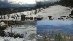 Sdružený snímek okolí chaty Myslivna