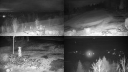 Sdružený snímek okolí chaty Myslivna