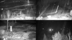 Sdružený snímek okolí chaty Myslivna