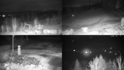 Sdružený snímek okolí chaty Myslivna