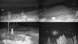 Sdružený snímek okolí chaty Myslivna