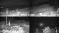 Sdružený snímek okolí chaty Myslivna