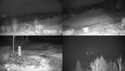 Sdružený snímek okolí chaty Myslivna