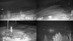 Sdružený snímek okolí chaty Myslivna