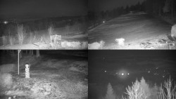 Sdružený snímek okolí chaty Myslivna