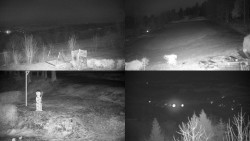 Sdružený snímek okolí chaty Myslivna