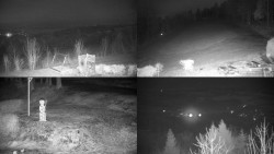 Sdružený snímek okolí chaty Myslivna