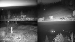 Sdružený snímek okolí chaty Myslivna