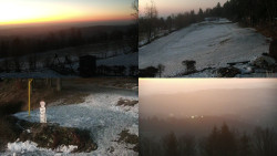 Sdružený snímek okolí chaty Myslivna