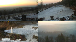 Sdružený snímek okolí chaty Myslivna