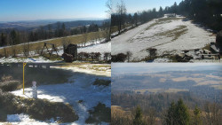 Sdružený snímek okolí chaty Myslivna