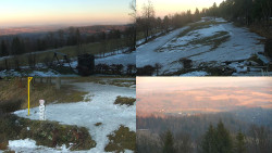 Sdružený snímek okolí chaty Myslivna