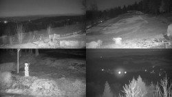 Sdružený snímek okolí chaty Myslivna