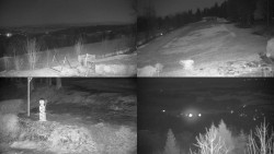 Sdružený snímek okolí chaty Myslivna