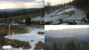 Chata Myslivna SKP Olomouc - Sdružený snímek okolí chaty Myslivna - 1.3.2026 v 09:01 Chata Myslivna SKP Olomouc - Sdružený snímek okolí chaty Myslivna - 1.3.2026 v 09:01