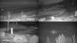 Sdružený snímek okolí chaty Myslivna