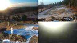 Sdružený snímek okolí chaty Myslivna