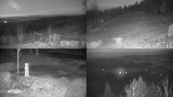 Sdružený snímek okolí chaty Myslivna