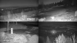 Sdružený snímek okolí chaty Myslivna