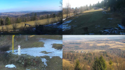 Sdružený snímek okolí chaty Myslivna