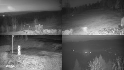 Sdružený snímek okolí chaty Myslivna