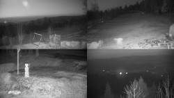 Sdružený snímek okolí chaty Myslivna